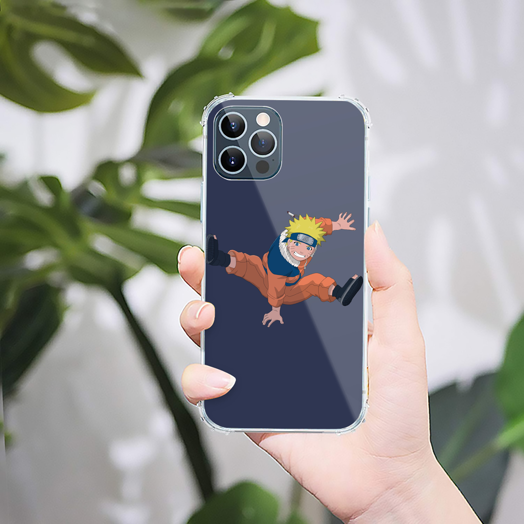 （画像用） NARUTO -ナルト- うずまき ナルト Uzumaki Naruto 【iPhone 12シリーズ対応】透明スマホケース（クリアソフトケース）